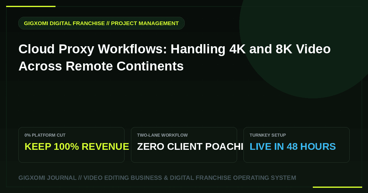Cloud Proxy Workflows: Handling 4K and 8K Video Across Remote Continents