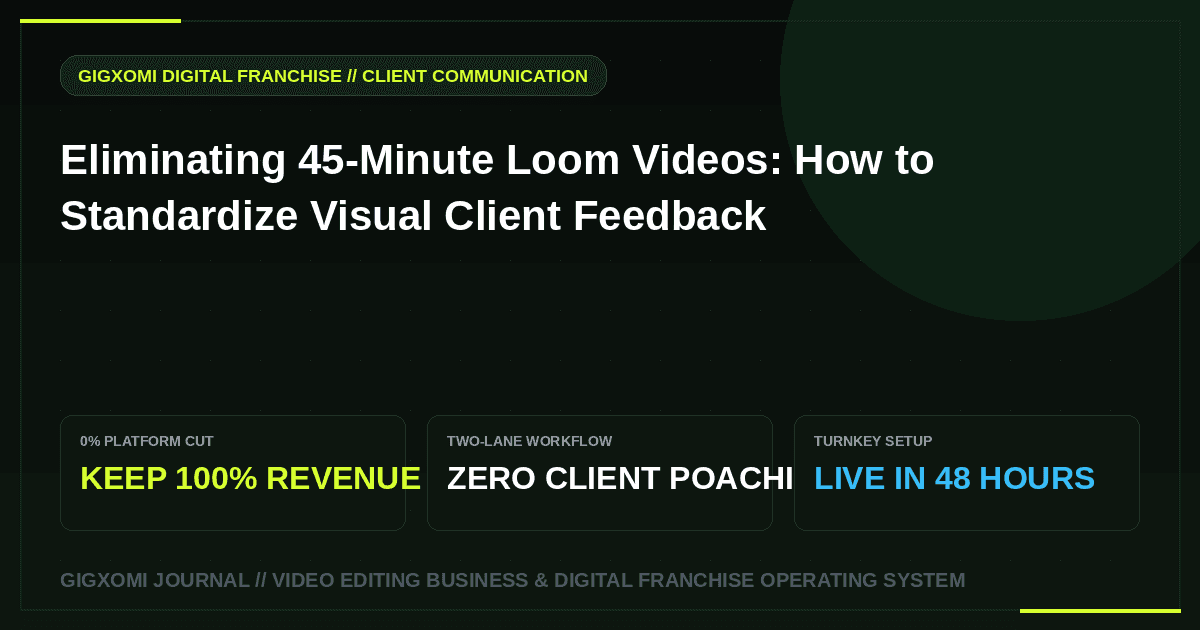 Eliminating 45-Minute Loom Videos: How to Standardize Visual Client Feedback