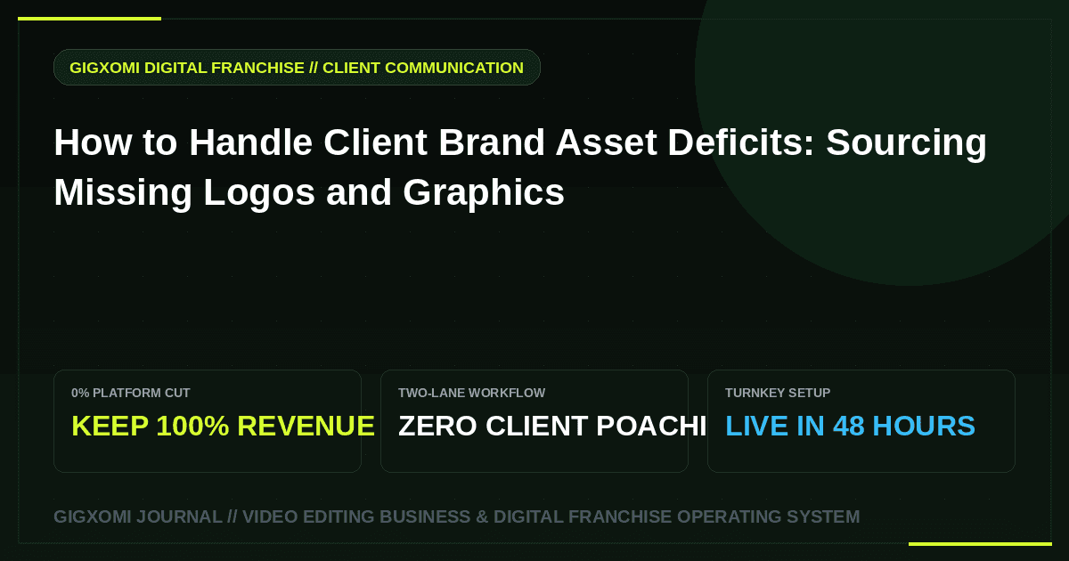 How to Handle Client Brand Asset Deficits: Sourcing Missing Logos and Graphics