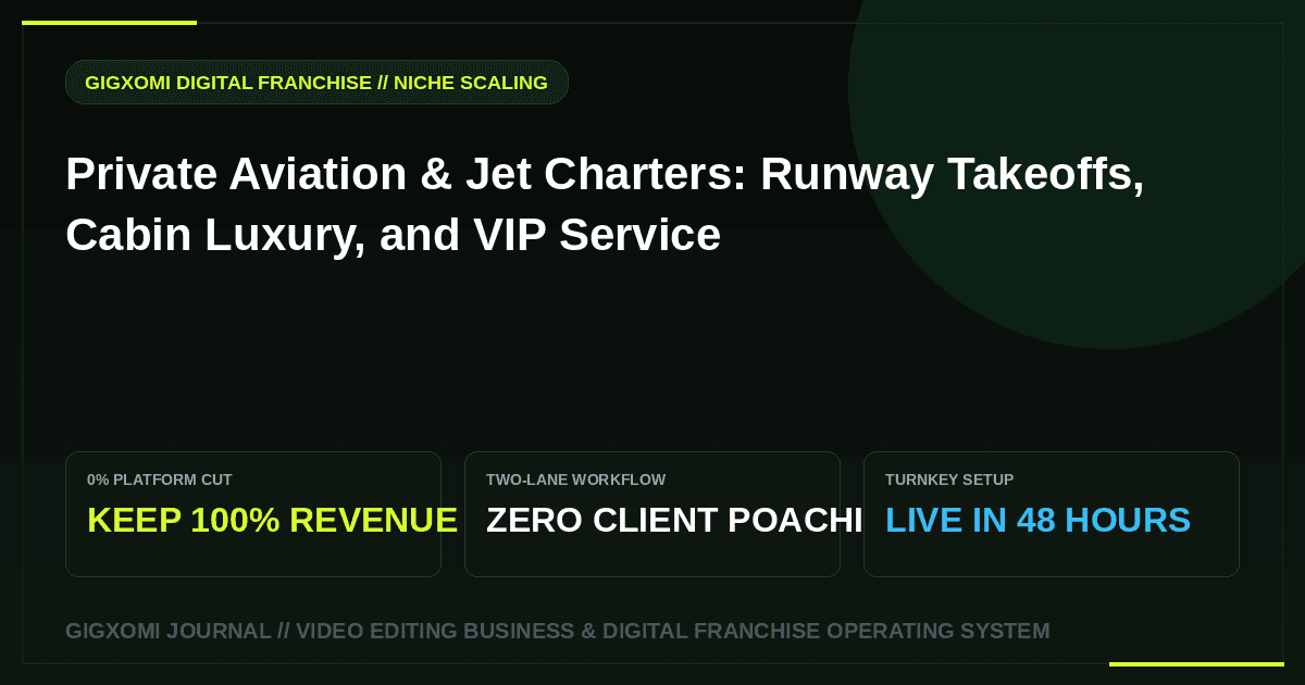 Private Aviation & Jet Charters: Runway Takeoffs, Cabin Luxury, and VIP Service
