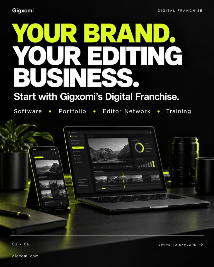 The Gigxomi Digital Franchise Model: Complete Guide to Launching an Own-Brand Video Editing Agency comparison guide