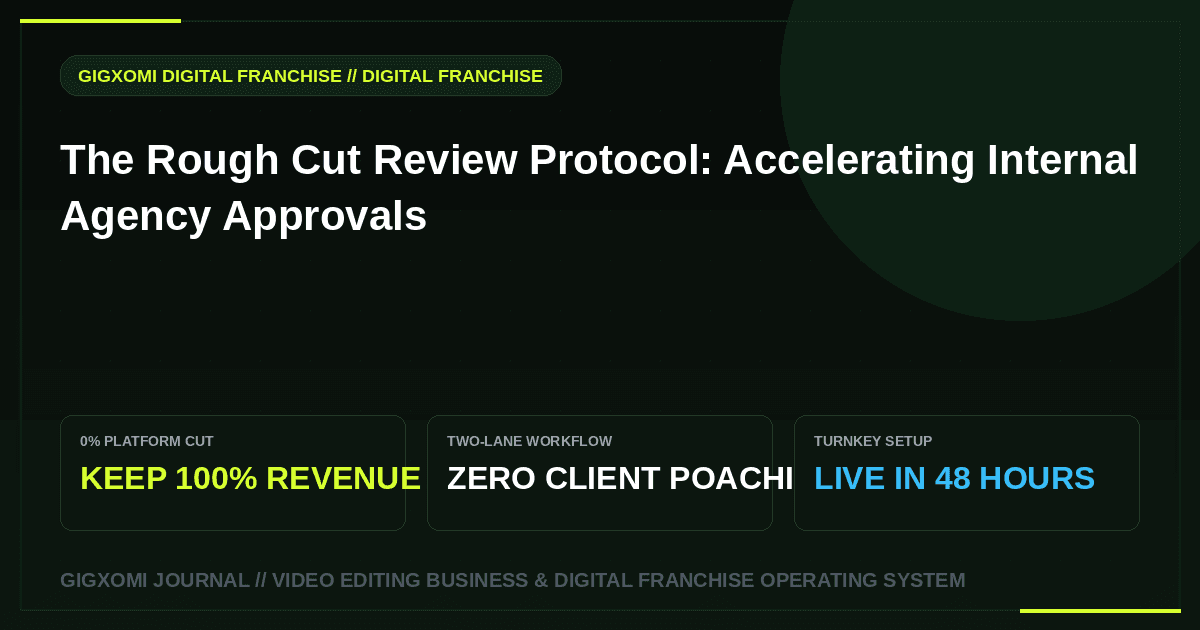 The Rough Cut Review Protocol: Accelerating Internal Agency Approvals