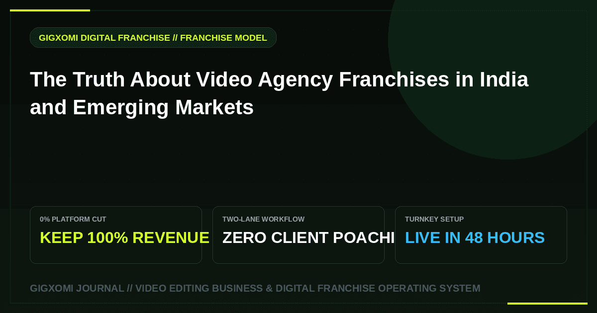 The Truth About Video Agency Franchises in India and Emerging Markets