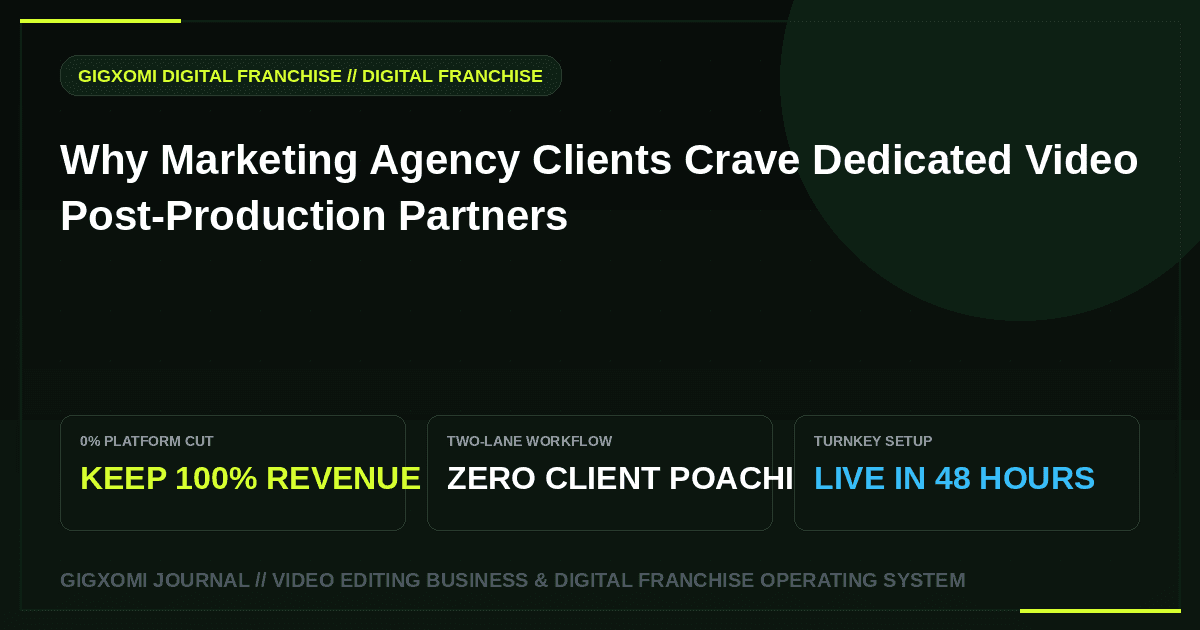 Why Marketing Agency Clients Crave Dedicated Video Post-Production Partners