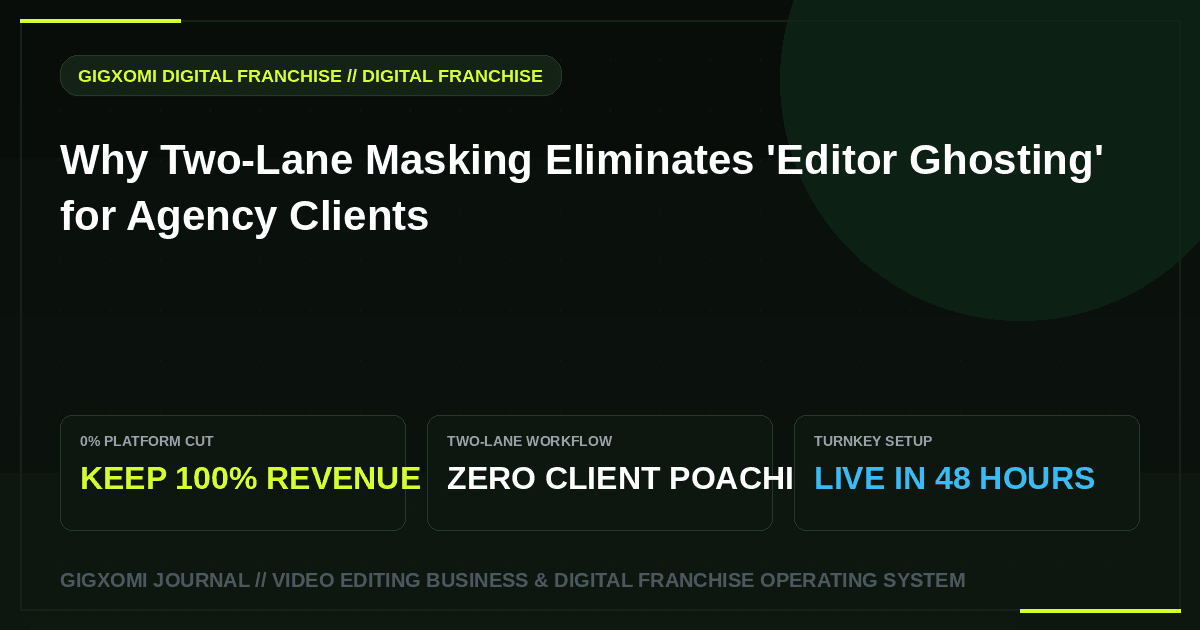 Why Two-Lane Masking Eliminates 'Editor Ghosting' for Agency Clients